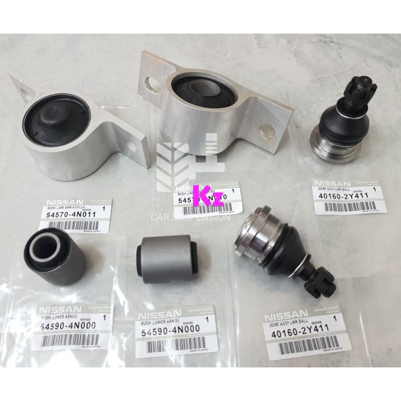 นิสสัน ญี่ปุ่น!! NISSAN SERENA C24 2.0 QR SR QR20DE SR20DE 2001-2011 ด้านหน้าแขน BUSH/ BALL JOINT