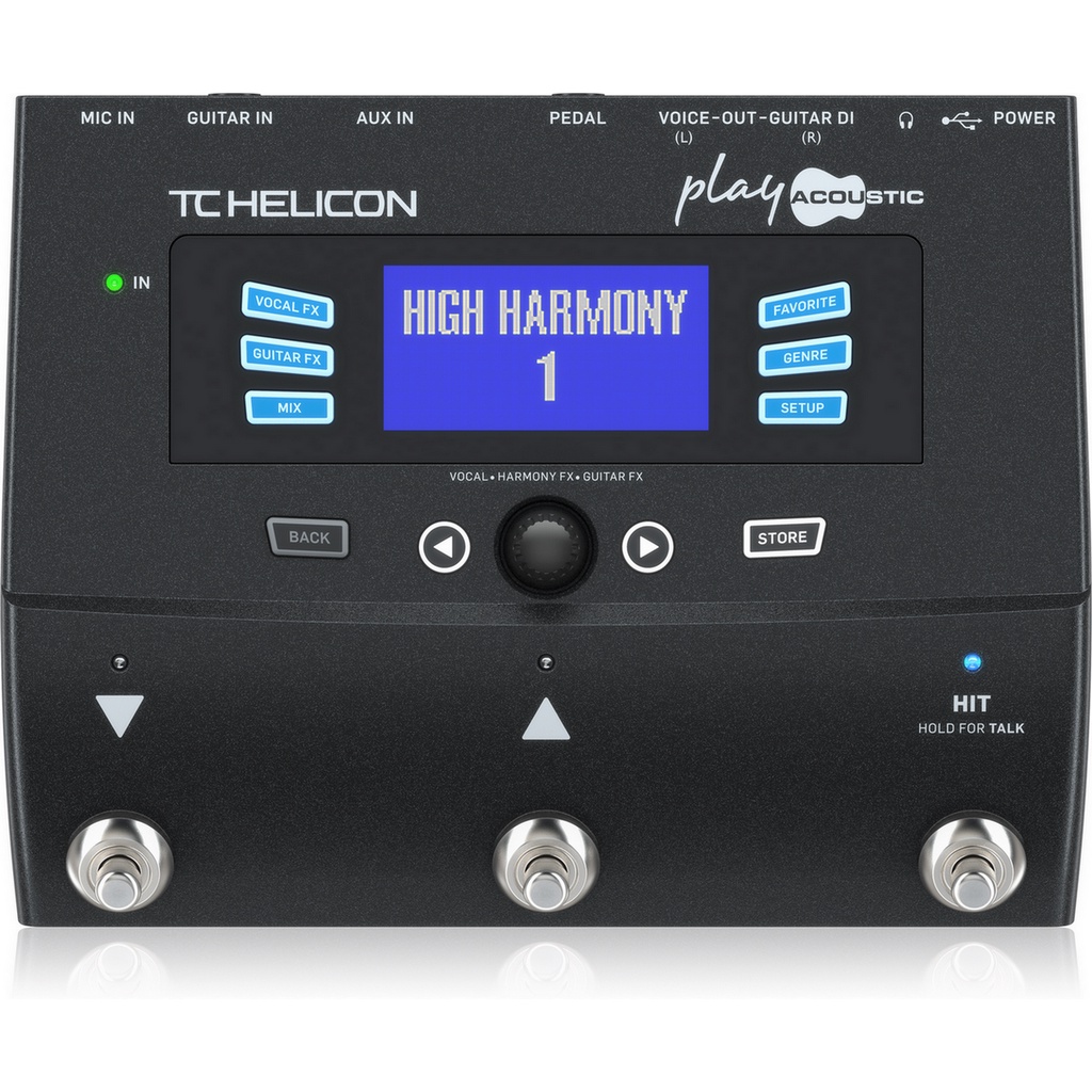 TC Helicon VoiceLive Play Acoustic *ของแท้รับประกัน 1ปี* มัลติเอฟเฟคร้อง & กีต้าร์อคูสติก ในตัวเดียว