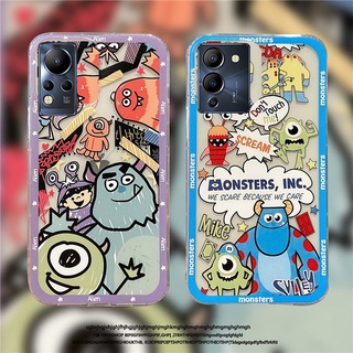 เคส 2022 New Creative Handphone Case Infinix Note 12 G96 G88 11 Cartoon Monster University Pattern Couples Protection Casing Shockproof Cover Silicagel Soft Case for INFINIX Note12 G96 เคสโทรศัพท์