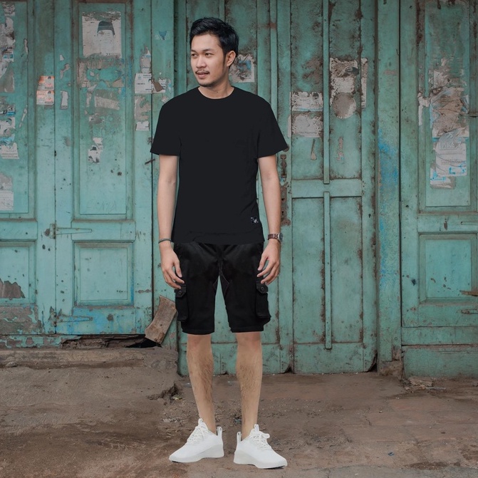 ANYWAY SHORTPANT CARGO BLACK 048