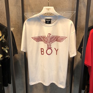 แท้จริง BoyLondon ยาวนำเข้าเสื้อยืดแขนสั้นม้าล่อเสื้อยืดผู้หญิงเสื้อยืดผ้าฝ้ายสตรีสตรี