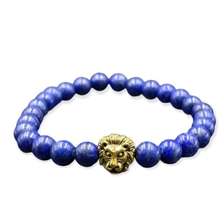 หัวสิงโตพร้อมสร้อยข้อมือลาพิส lion head  with Lapis bracelet.