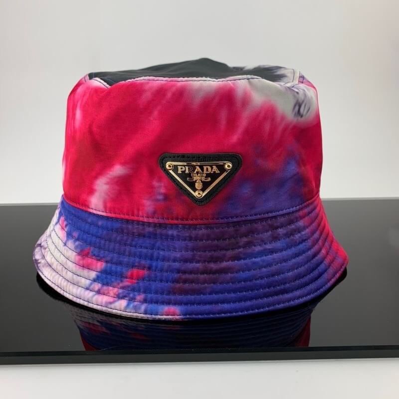 prada tie dye hat