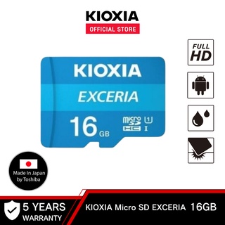 Kioxia Micro SD EXCERIA 16GB CL10 U1 Speed Read 100MB/s (KXA-LMEX1L016GG4)