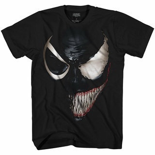 เสื้อยืด พิมพ์ลายกราฟิก Marvel Venom Spider-Man Avengers Villain Comic สําหรับผู้ชาย