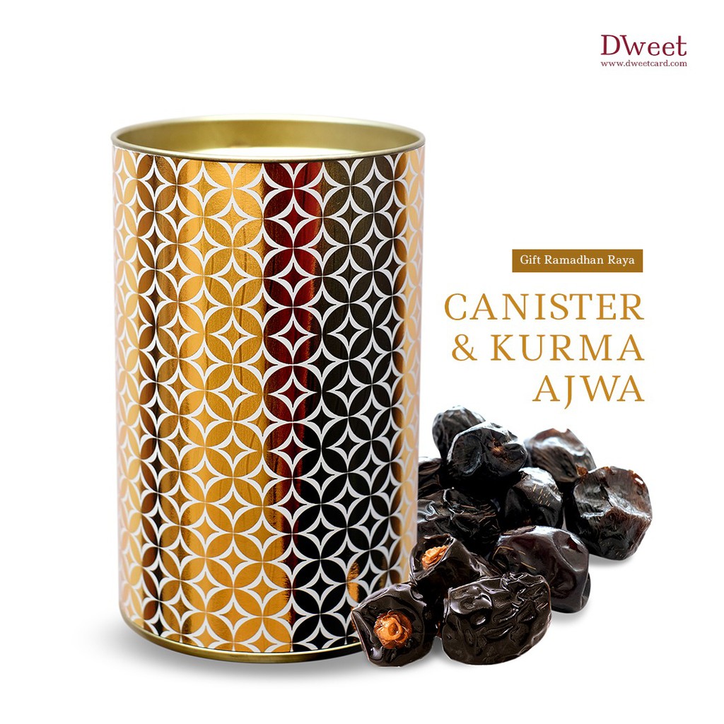 RAMADAN Kurma Ajwa & Canister Premium/ HADIAH RAMADAN PREMIUM