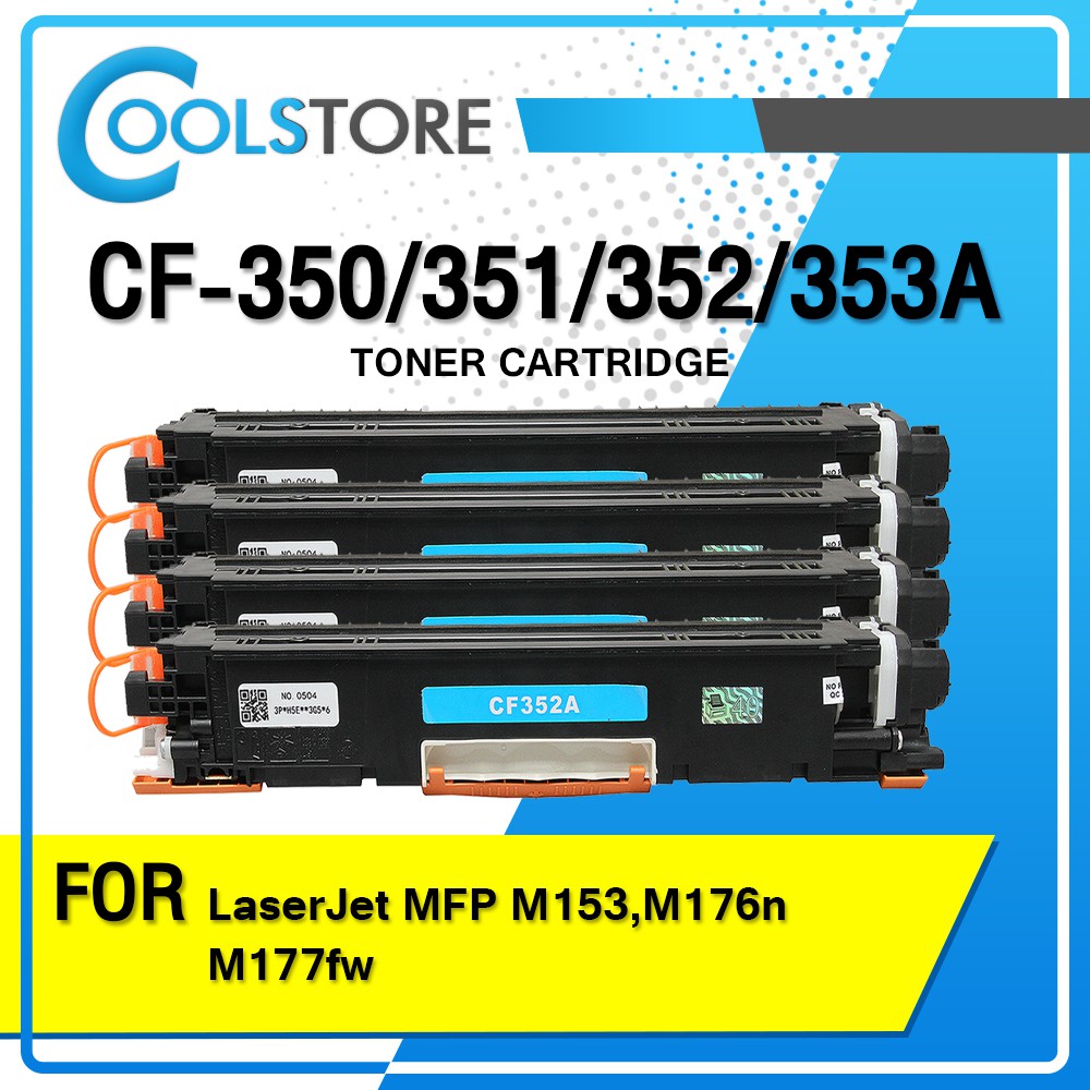 COOLS หมึกเทียบเท่า CF350A/CF350/350A/350/130A/130/HP 130A For Printer HP- M153/M176/M177
