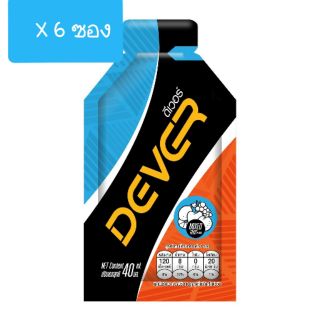 dever ดีเวอร์ 40 มล  รสผลไม้รวม  ( 6 ซอง )