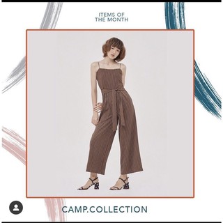 CAMP Collection - striped cami jumpsuit จั๊มสูท camp bkk