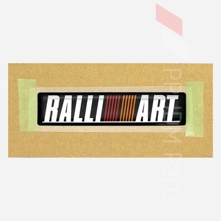 เรซิ่น Ralliart ติดฝาท้าย สำหรับ Mitsubishi Ralliart อะไหล่แท้ นำเข้าจากญี่ปุ่น