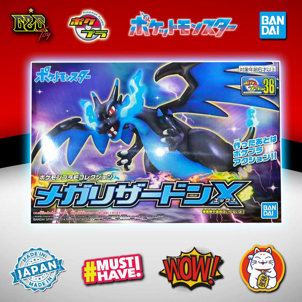 Pokemon Plamo Collection No.36 Mega Lizardon X จากภาค Pokemon XY / Pocket Monsters XY