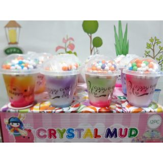 สไลม์ไอศรีมสีหวานพร้อมเม็ดโฟม