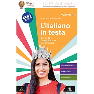 Litaliano in testa. Corso di lingua italiana per stranieri : 9788800808330 (นำเข้าของแท้100%)