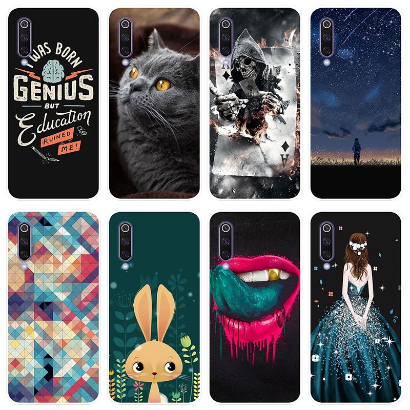 เคสสำหรับ Xiaomi Mi 9 เคส Soft TPU Phone Case Back Cover Xiaomi Mi 9 Mi9 SE เคสซิลิโคน กรณี Fashion
