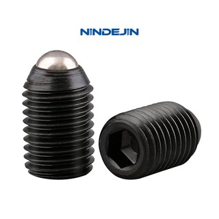 NINDEJIN ชุดสกรูเหล็กคาร์บอน M3/M4/M5/M6 10-15 ชิ้น