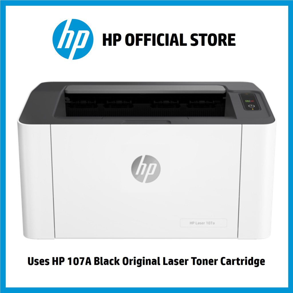 Mono Laser Printer HP-107A พร้อม Cartridge Toner แท้ ประกันศูนย์ HP ทั่วประเทศ 3 ปี (Onsite Support) สินค้าพร้อมส่ง