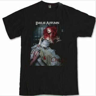 เสื้อยืด พิมพ์ลาย Emilie แฟชั่นฤดูใบไม้ร่วง สไตล์ฮาโลวีน สําหรับไวโอลินSize S-5XL