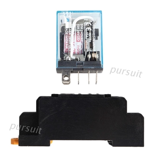 รีเลย์ Ly 2 Nj Ac 220 V 10a กับ 8 Pin + ฐานซ็อกเก็ต