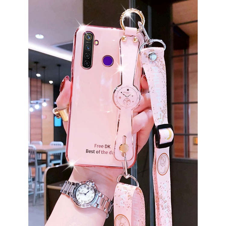 ปลอกRealme 5 6 5i 6i 7 8 6 pro c3 C21 c15 c11 C21 c21y c25 c12 c25s C25yเคสโทรศัพท์Rhinestone Cover 