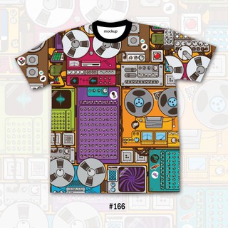 เสื้อยืด สกรีนลาย over print 166