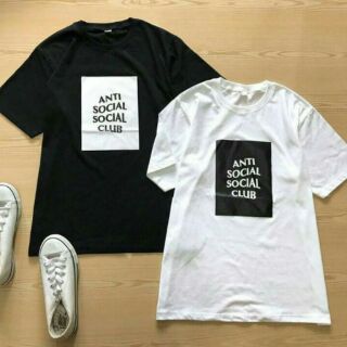 เสื้อoversize ลายanti social ลายเท่คะ
