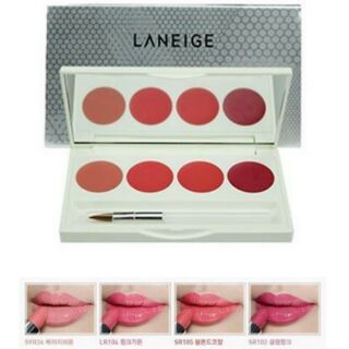 Laneige Silk Intense Lipstick 4 Color Lip Palette - Travel Size