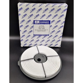 กรองอากาศ/ไส้กรองอากาศ Air Filter TOYOTA COROLLA 16V AE90-100(16V คาบิว), AT171 ปี1988-1991 CORNER