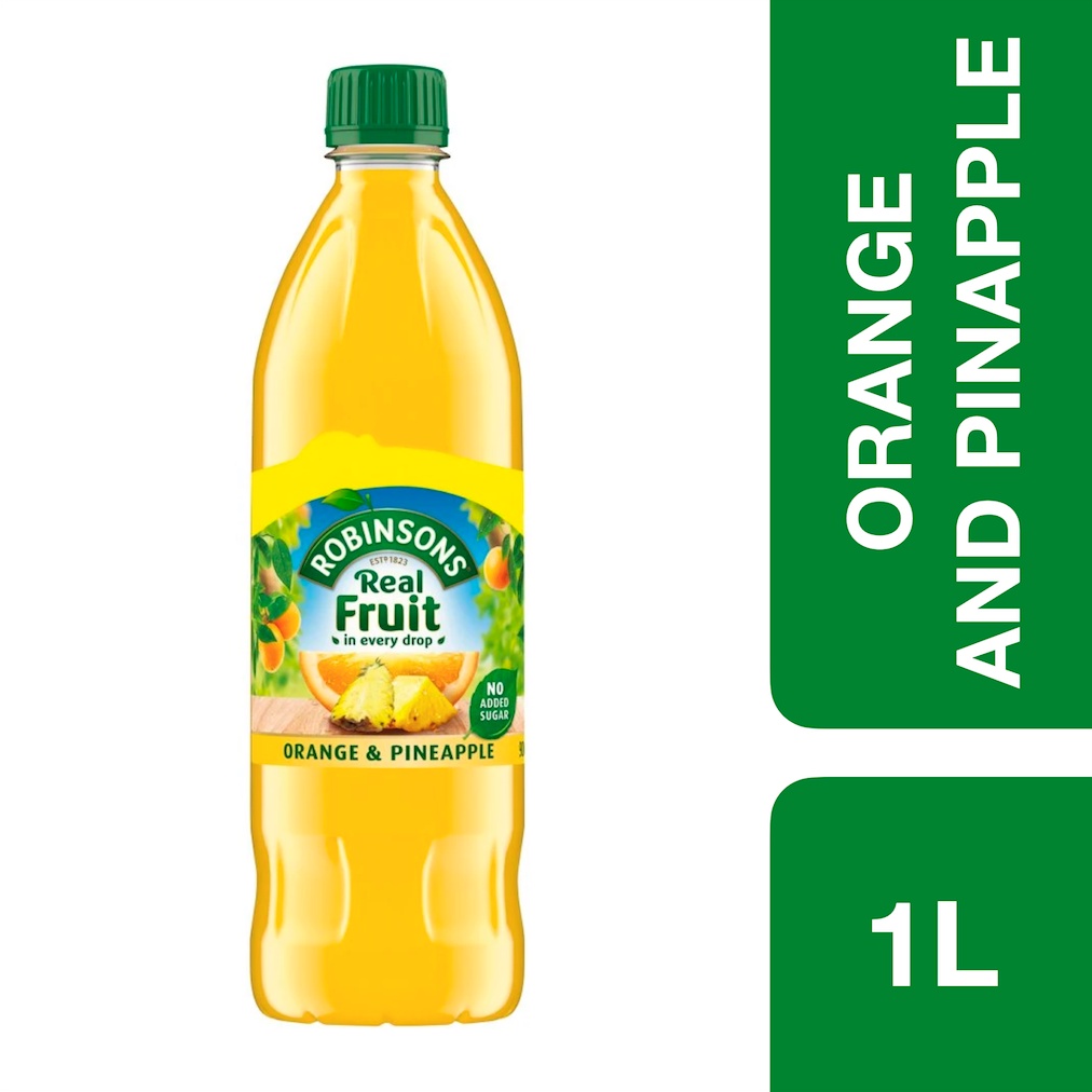 Robinsons Real Fruit Orange and Pineapple 1L ++ โรบินสัน เรียล ฟรุ๊ต ส้มและสับปะรด 1 ลิตร
