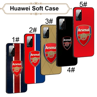 เคสโทรศัพท์ซิลิโคนลายการ์ตูนสําหรับ Huawei P40 P30 P20 Lite Pro Max 8 Arsenal Football