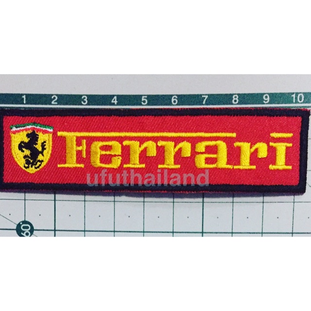 อาร์ม ตัวรีดติดเสื้อ Ferrari