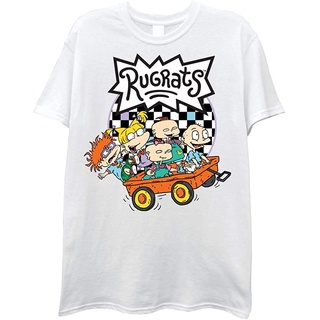 เสื้อยืดโอเวอร์ไซส์ใหม่สไตล์ขายร้อนเสื้อยืดผู้ชาย Nickelodeonens Rugrats Reptarhirt - Rugrats Reptar ClicensS-3XL