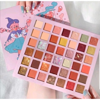 Muge Leen Eyeshadow Palette อายแชโดว์ สีน่ารัก กลิตเตอร์