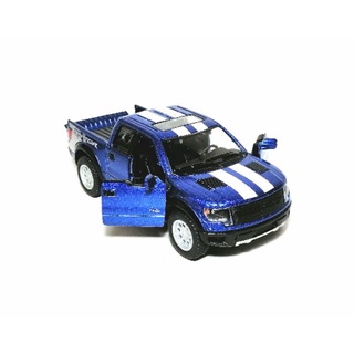 โมเดล​รถกระบะ​ รถ​โมเดล​ Ford F 150 SVT Raptor SuperCrew งาน KINSMART​ สเกล1:46 ยาว 12.5cm ประตู​เปิด​ได้​มี​ลาน