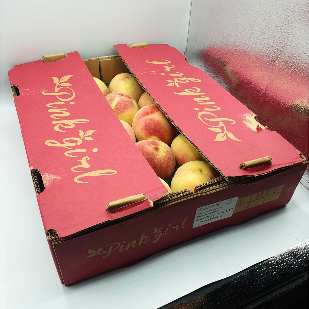 ลูกพีชสดนำเข้า PEACHES 桃もも (CHN) ~ลดพิเศษ~ พรีเมี่ยม หอม หวาน ! ผลไม้สดๆ ผลไม้นอก นำเข้า (ลูกท้อสด ผลไม้ลูกพีชนอก) ราคา ถูกที่สุด ดีลบีเคเค แกลเลอรีภาพที่ 9
