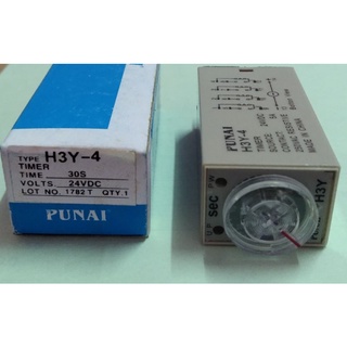 ทามเมอร์ Delay Timer Time Relay H3Y-4 / 24VDC 30S