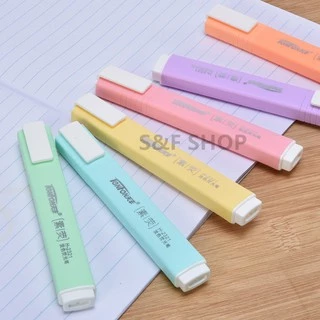พร้อมส่ง ปากกาไฮไลท์ 6สี โทนสีพาสเทล Tenfon รุ่นH-2321 แบบแพ็ค ขนาด1-3mm (ราคาต่อชุด) #ปากกาเน้นข้อความ #ปากกา