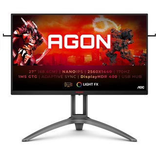 MONITOR (จอมอนิเตอร์) AOC AG273QXP/67 27" Nano IPS 170Hz 1 ms Adaptive Sync ประกัน 3 ปี