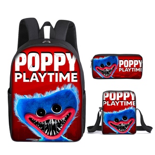 [พร้อมส่ง] กระเป๋าเป้สะพายหลัง ลายการ์ตูน Poppy Playtime สําหรับเด็กนักเรียน