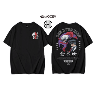 T-shirt เสื้อยืด พิมพ์ลายอนิเมะ Tokyo GHOUL KANEKI KAMISHIRO MANGA S-5XL