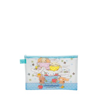 SANRIO ซองใส่เอกสารมีซิป A5 Cinnamoroll หลากสี แฟ้ม เด็ก ของเล่น