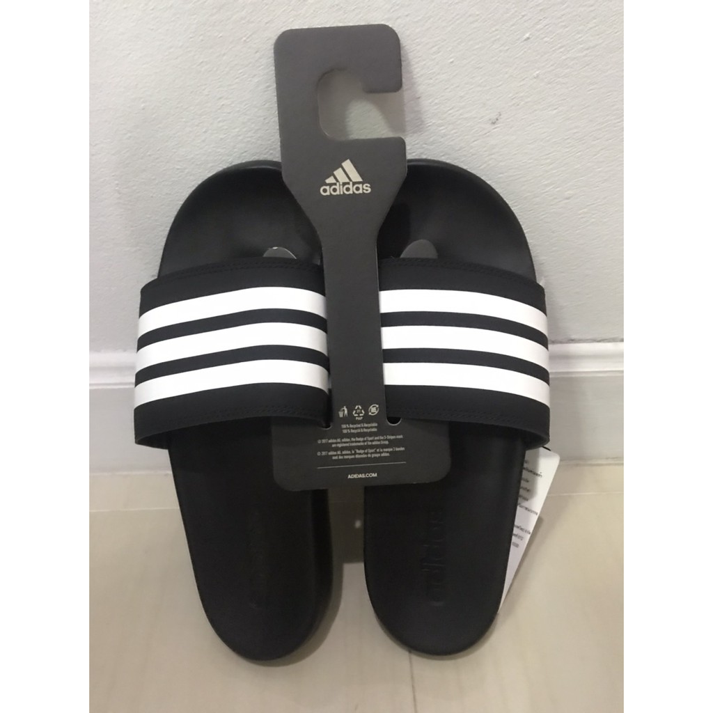 รองเท้าแตะ Adidas Slide Adilette Cloudfoam แตะพื้นนิ่ม เบอร์ 8UK ,42 ของแท้แน่นอน