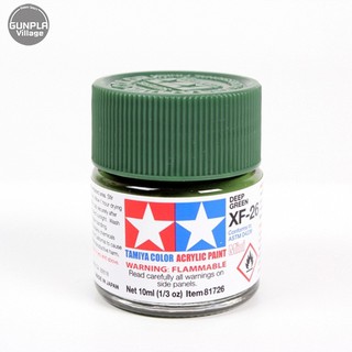 Tamiya 81726 Acrylic Mini XF-26 Deep Green 45035739 (สี)