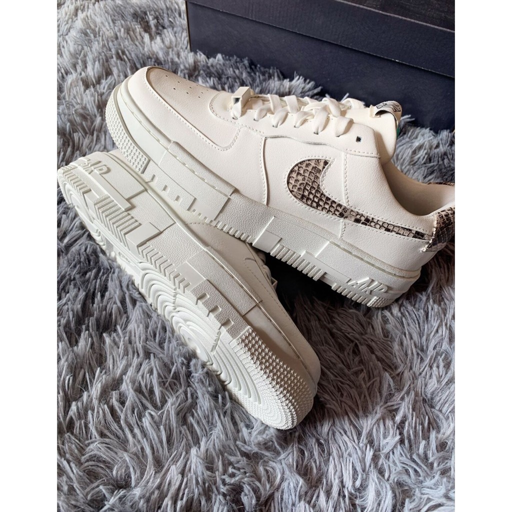 NIKE AIR FORCE 1 AF1 Pixel Cream Deconstruction PixelCV8481-101 ...