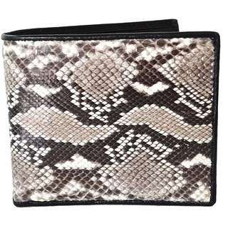 กระเป๋าสตางค์หนังงูเหลือม ชาย - หญิง Python bifold wallet - Unisex