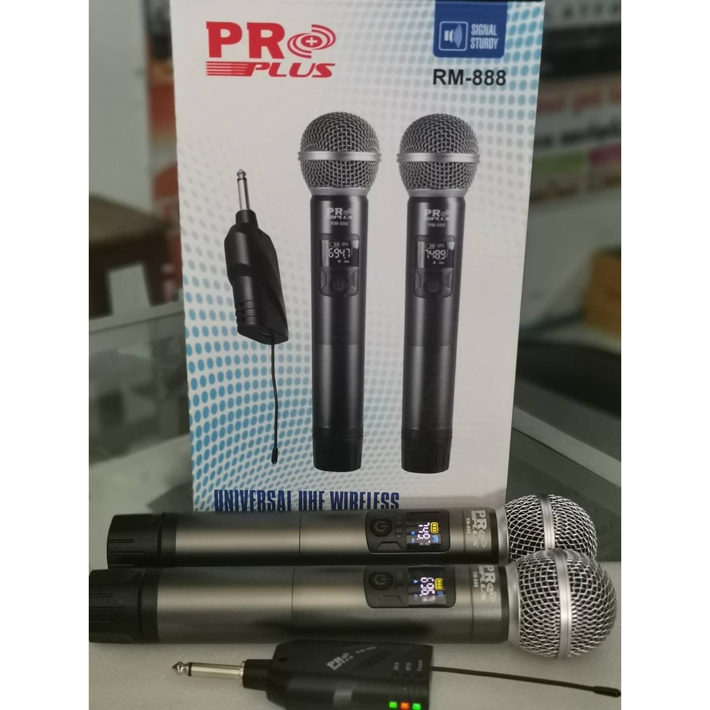 ไมค์ลอยไร้สาย PROPLUS RM-888 ชาร์จได้