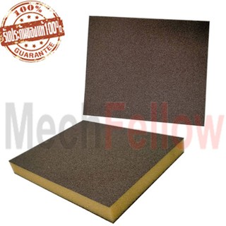 ฟองน้ำขัดเหลี่ยมบาง 120x98x13mm.เบอร์ 220-320