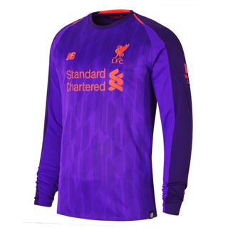 เสื้อแขนยาว ลาย Liverpool Away 2018/19