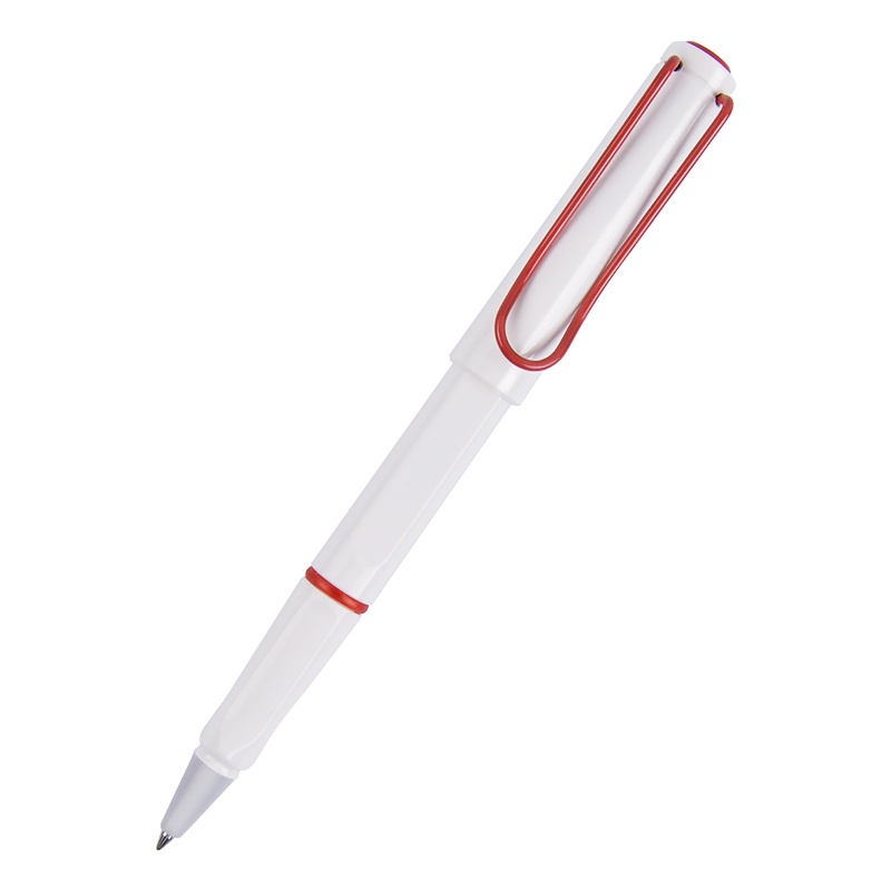 ของเเท้ พร้อมส่ง Lamy Safari White with Red Clip Rollerball Pen Limited Japan 2020