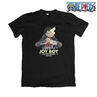 เสื้อยืดผ้าฝ้ายพิมพ์ลายขายดี เสื้อยืด พิมพ์ลายอนิเมะ One Piece 1295 Joy Boy Returned Luffy Gear 5 สําหรับผู้ชาย