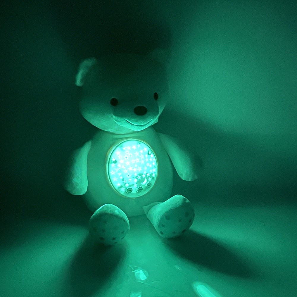 Lucky Baby Cuddle Bear Sweet Dream Projection - 35ซม